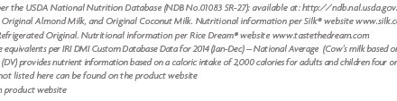 milk comparison key