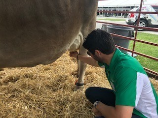Rookies Milking a Cow