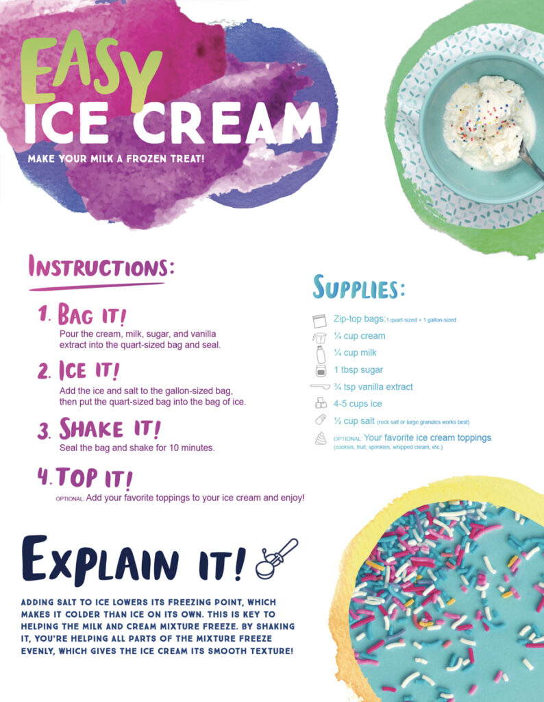 Mess With Your Milk: Easy Ice Cream | Winners Drink Milk!