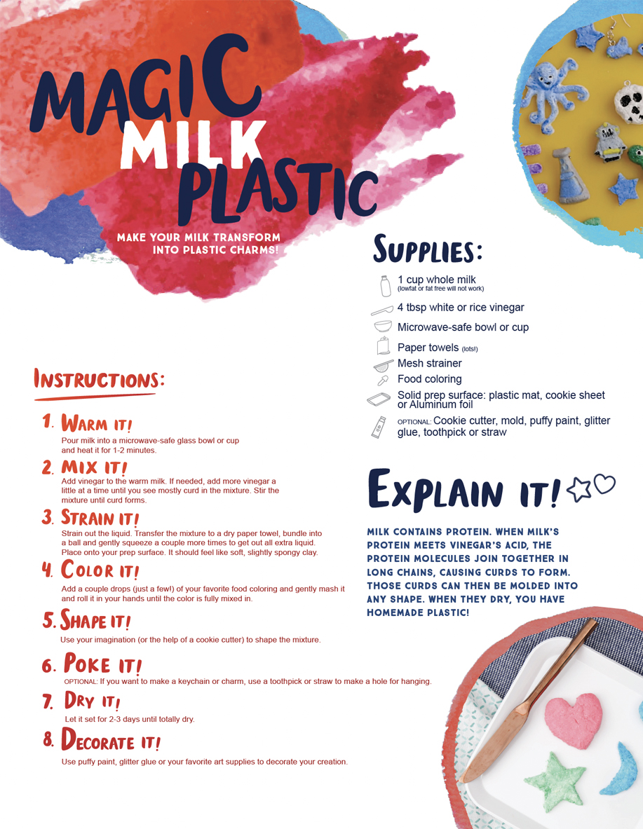 Mess With Your Milk Magic Milk Plastic