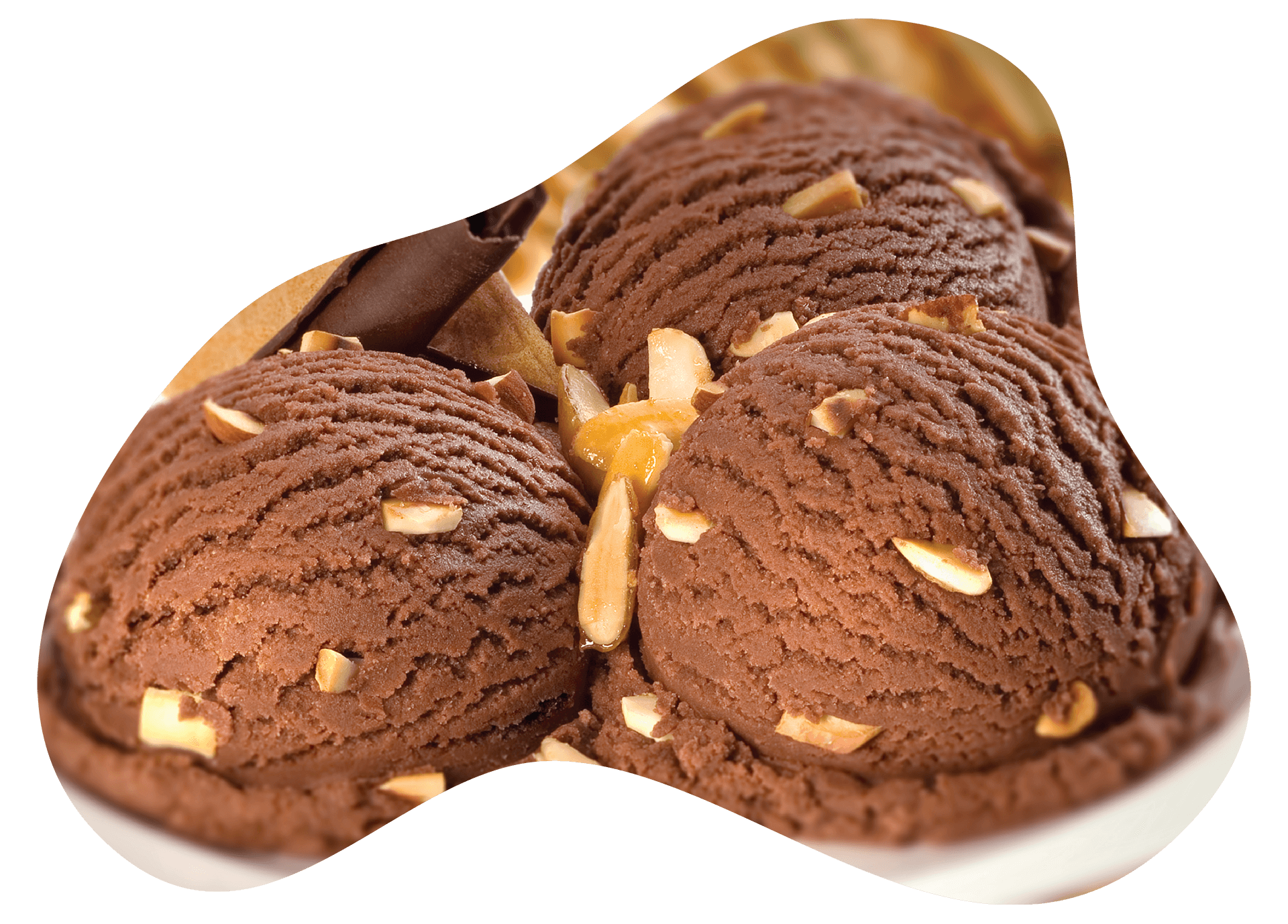 ADAI Recipes cow spot chocolate almond ice cream