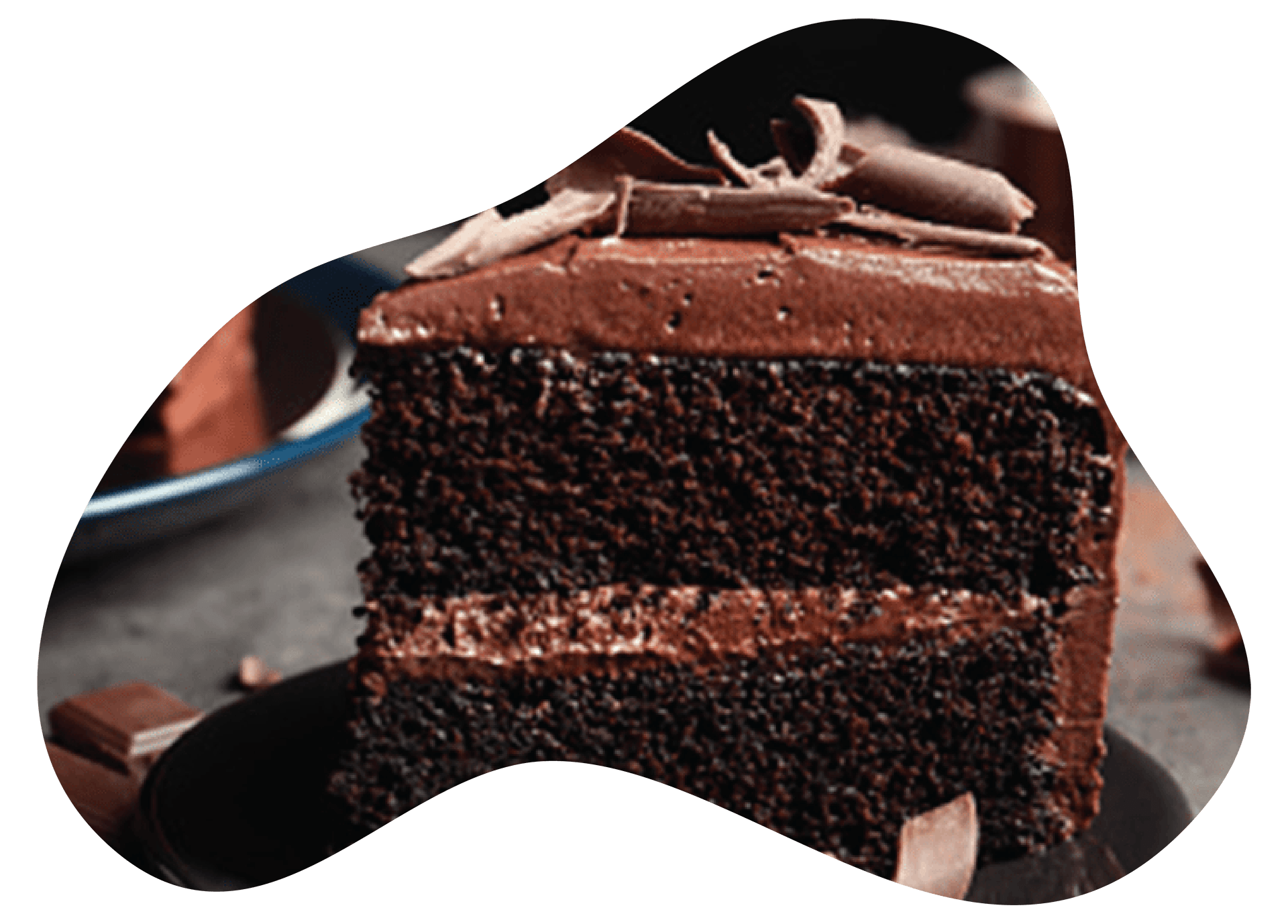 ADAI Recipes cow spot chocolate ganche frosting