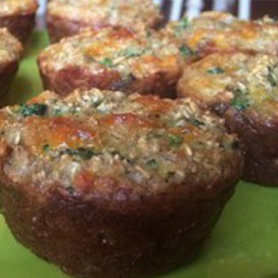 ADAI Recipes Square Image cheesy baked oatmeal quiche cups