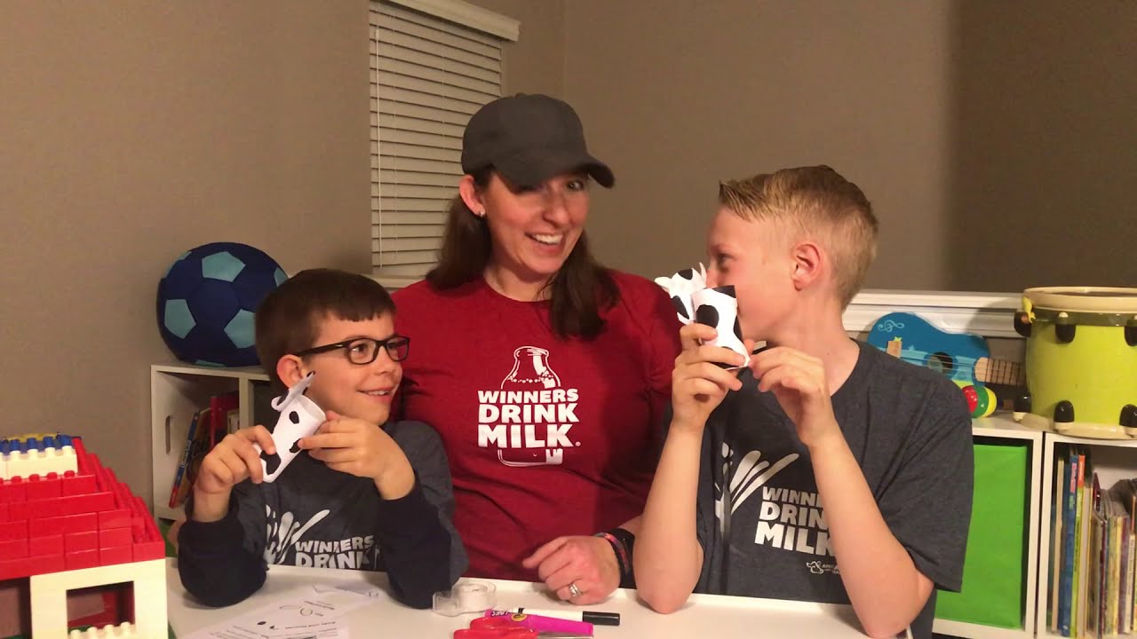 Video Thumbnail: Toilet Paper Roll Cow Craft