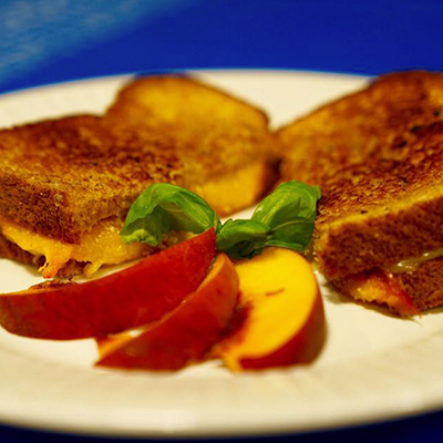 ADAI Recipe Perfectly Peachy Grilled Cheese